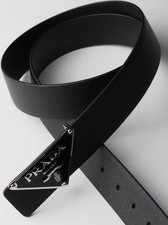 Prada Belt Black Leather