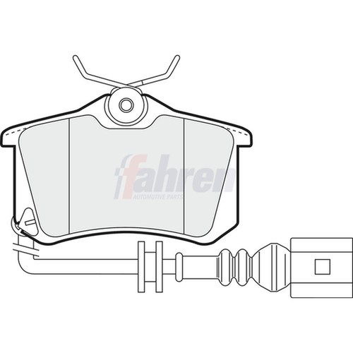 Brake pads set for seat - brake,