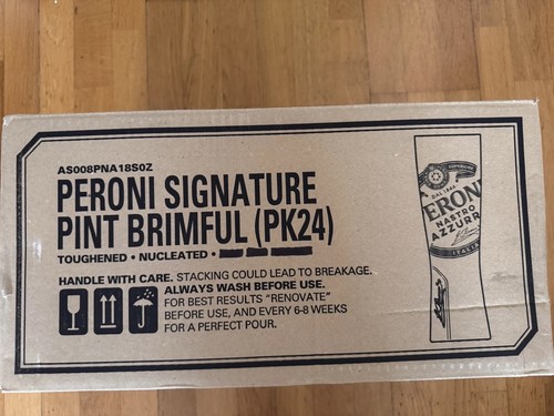 Peroni signature pint - pint, brimful