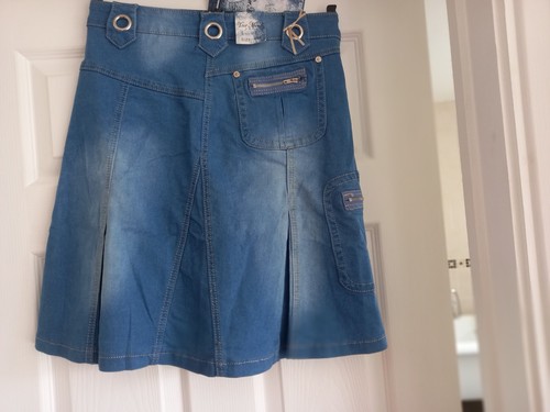 Denim skirt - denim,
