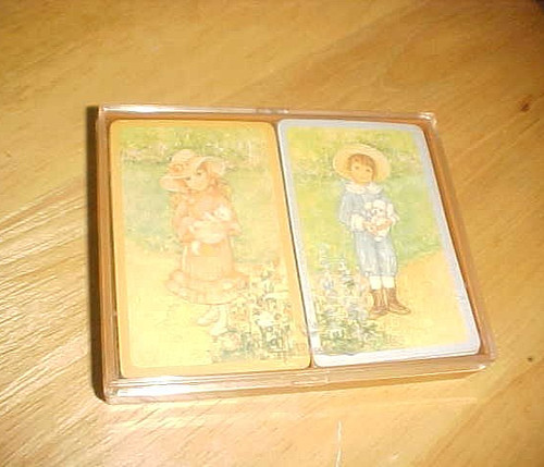 Vintage playing card hallmark - card,