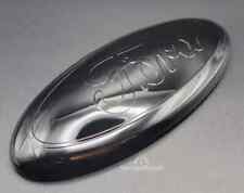 FORD 175mm X 70mm ALL BLACK GLOSS BADGE HIGH QUALITY FIESTA FOCUS KA C-MAX