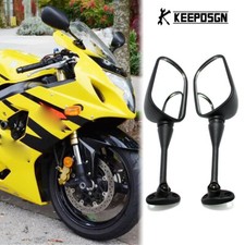 Black Motorcycle Side Mirrors