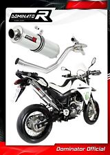 XT 660 X MANIFOLD SIDE Exhaust ROUND Dominator Racing silencer 2013 2014 2015