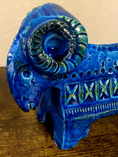 Vintage Mid Century Blue Green