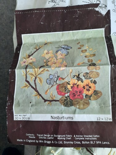 Vintage briggs embroidery kit - vintage,