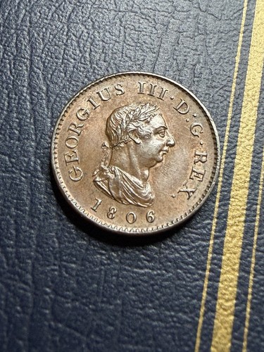 George iii 1806 farthing - george, farthing,