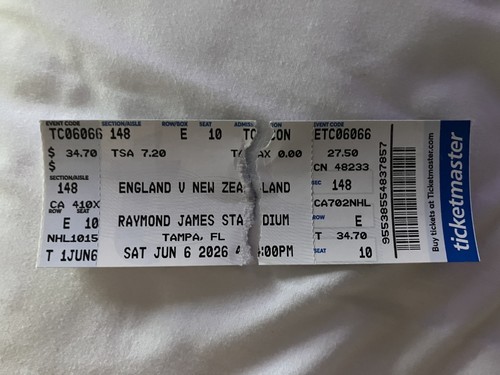 Used ticket england new - used, v