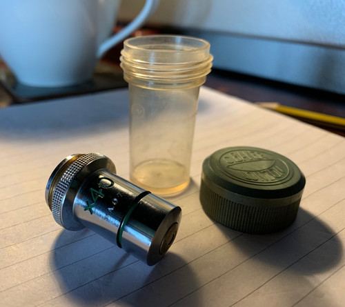 Vintage baker microscope - ,