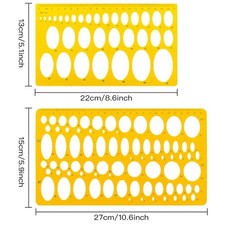 2x Ellipse Isometric Oval