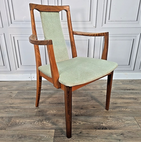 Vintage teak upholstered - vintage,
