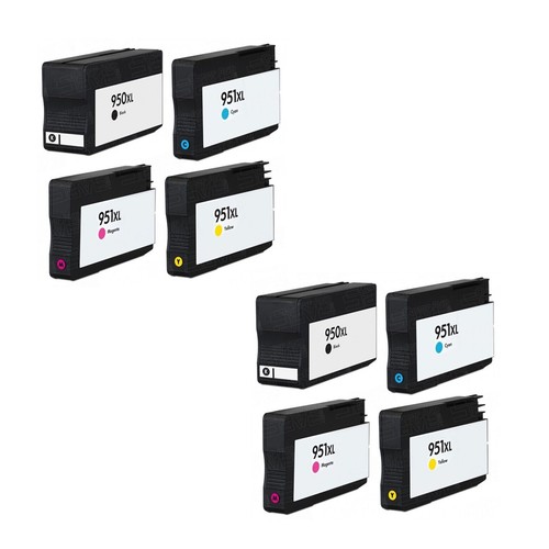 950xl 951xl ink cartridges - 8x,
