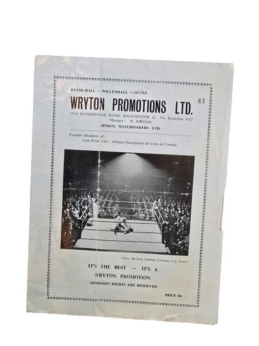 Wrestling programme baths - wrestling,