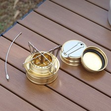 Outdoor Alcohol Stove Stand Mini Stainless Steel Camping Stove Cross Rack