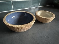 Stoneware Trinket Dishes Set Of 2