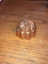 Copper Scalloped Jelly Mould