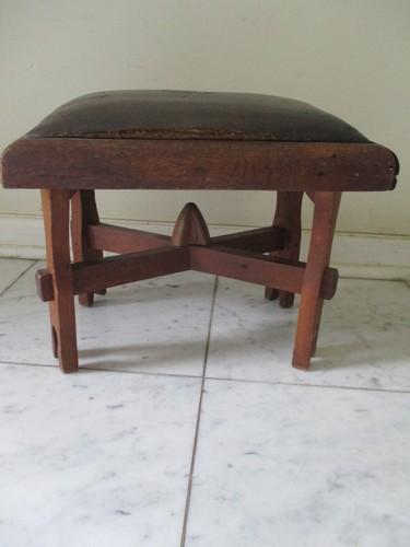 Mission footstool arts - footstool,