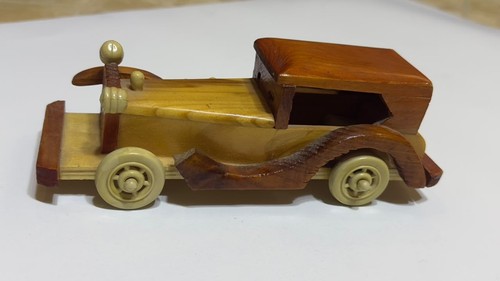Wooden classic car model - wooden,