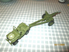 Dinky Toys 615 -U.S. JEEP with 105mm Army Howitzer-Unboxed
