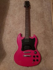 2003 Epiphone SG red electric