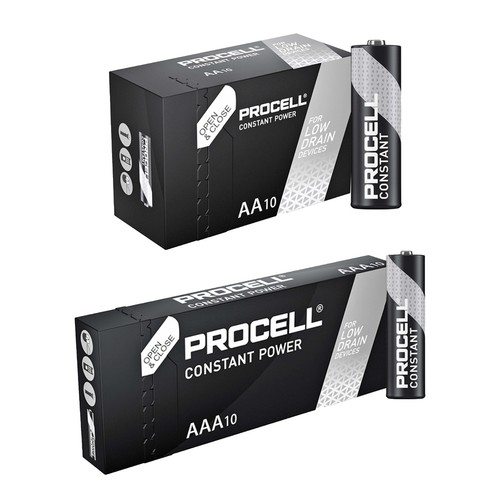 Procell batteries aaa - aa,
