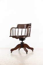 Antique Art Deco Oak Framed