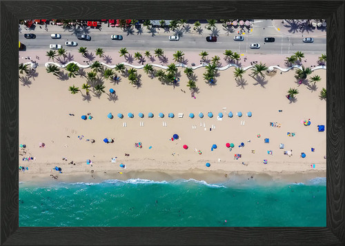 Beach 217 framed wall art - beach,