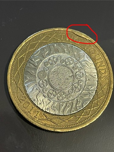 2011 coin with error - 2011,