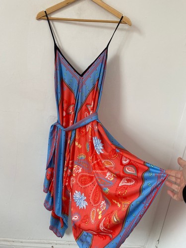 Zara jumpsuit small red - red, blue