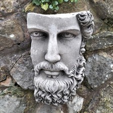 Stone garden Zeus Greek God