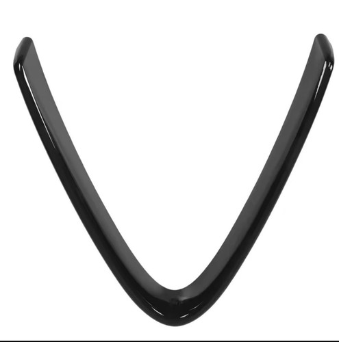 Glossy black front air intake - front,