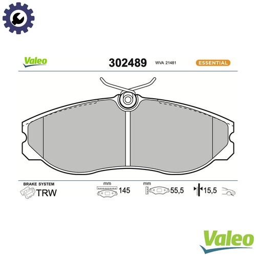 Brake pad set disc - set,