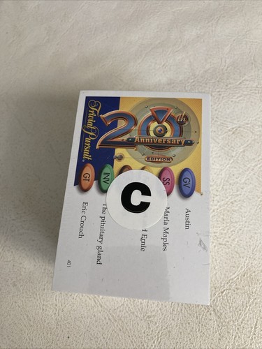Trivial pursuit 20th - pursuit,