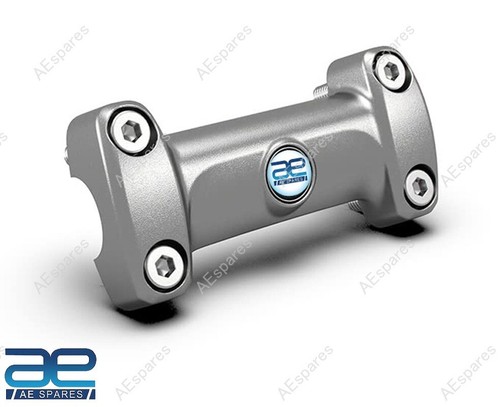 Silver handlebar clamp fits - handlebar,