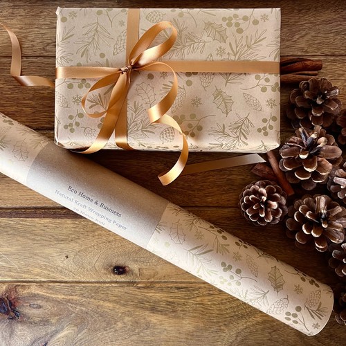 Christmas wrapping paper kraft - wrapping,