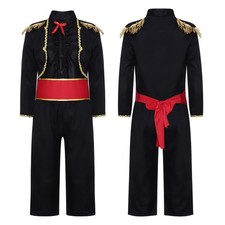 Kids Boys Matador Costume Spanish Bull fighter National Uniform Fancy Dress