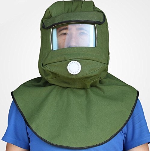 Sand blasting hood - blasting, cap