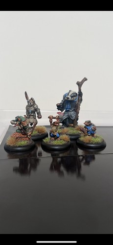 Burrows and badgers painted - and,