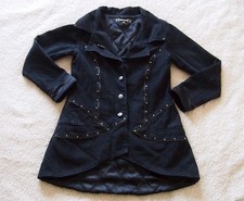 PSYLO Black Jacket Top Sz 2 UK