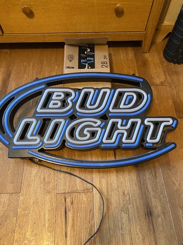 Bud light neon sign - bud, not