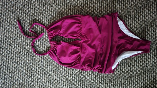 Women swimming costume belly - women's,
