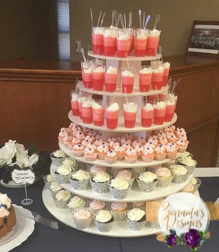 Cupcake stand tier white - 6,