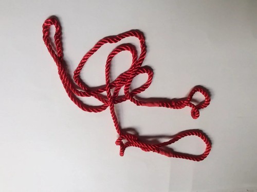 Lambing rope red 4mm - -,