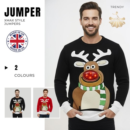 Christmas led light jumper - light,