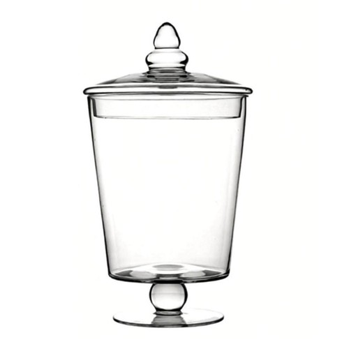 Apothecary jar with - with, clear