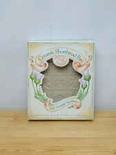 Vintage 1990s Brown Bag Hill Design Stoneware Christmas Shortbread Mold