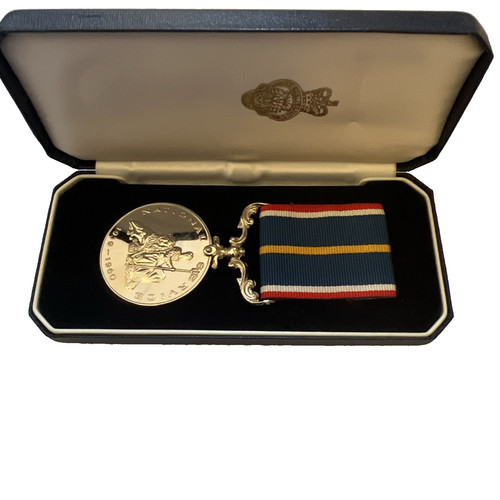 British national service medal - british,