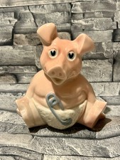 Natwest Wade Collectable Pig Piggy Bank Woody Vintage Excellent Condition 1980s