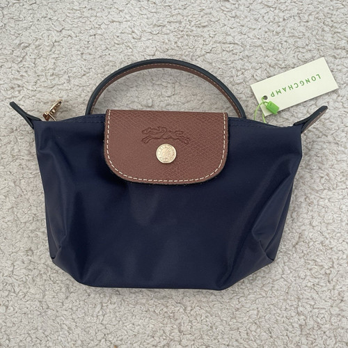 Longchamp mini pliage navy - le,