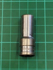 Vintage Taskmaster, 3/8" Drive, 6 Point, 10mm Deep Socket, Made In Japan